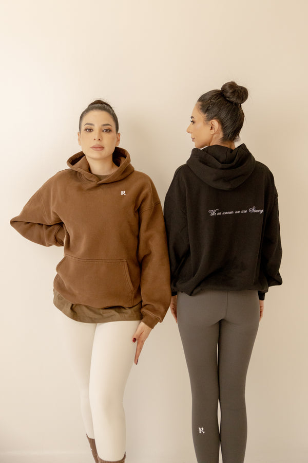 Brown hoodie
