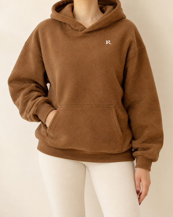 Brown hoodie