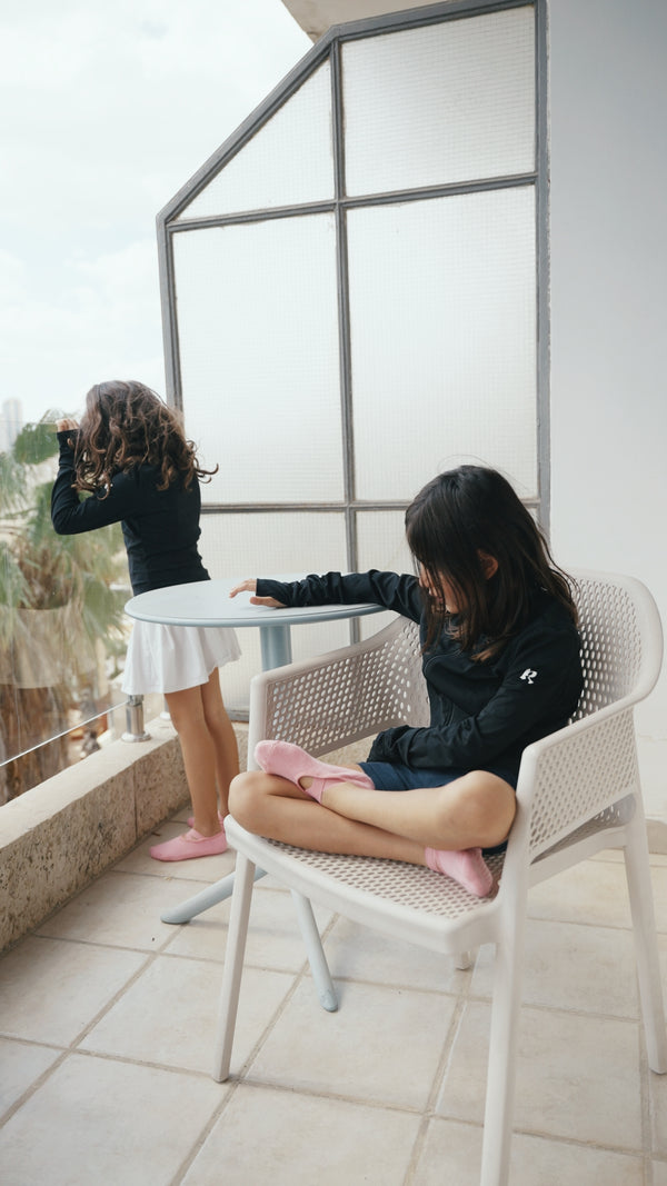 Kids’ Pink Grip Socks
